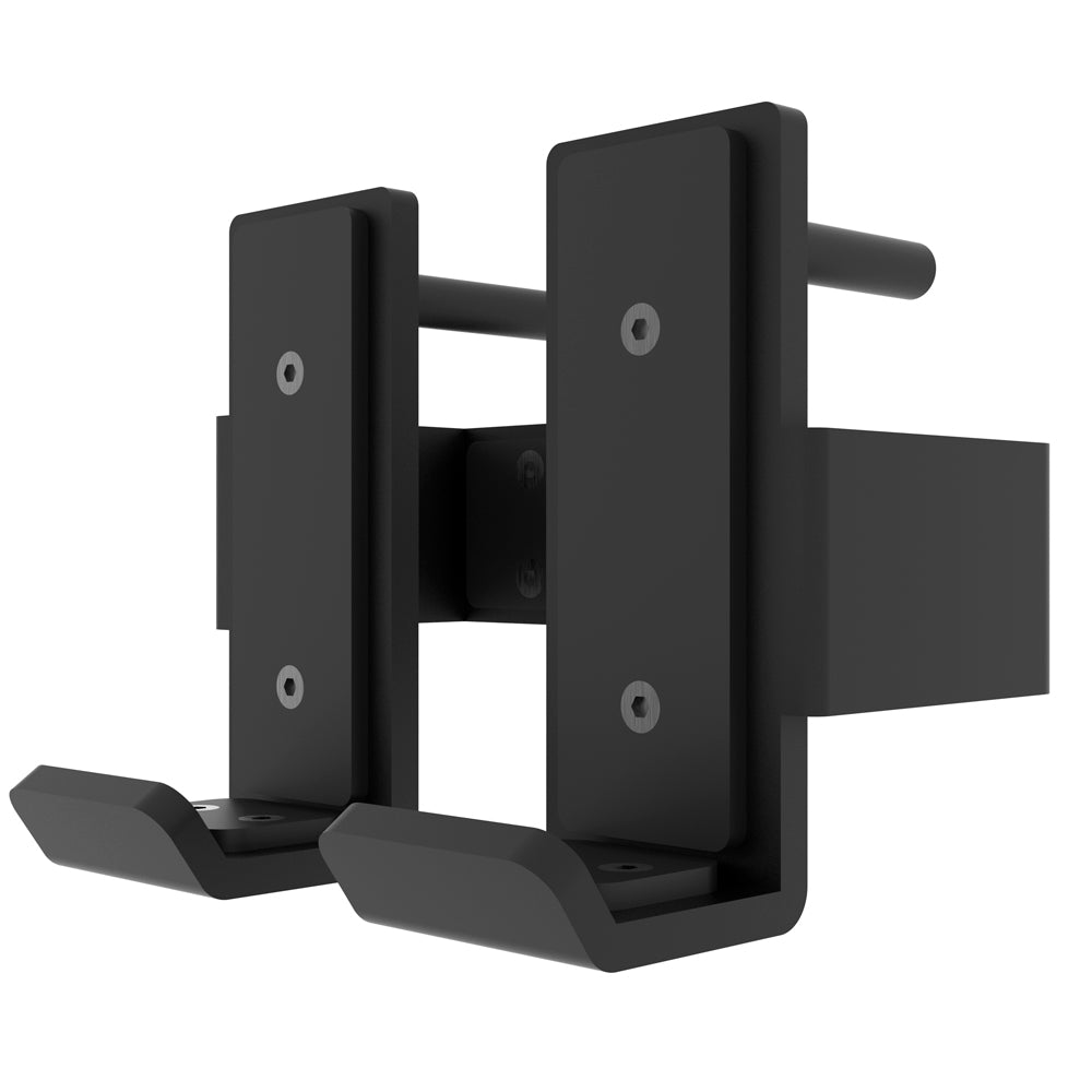 J-Hooks Pair (75mm) Black – TFP Fitness - Main Image