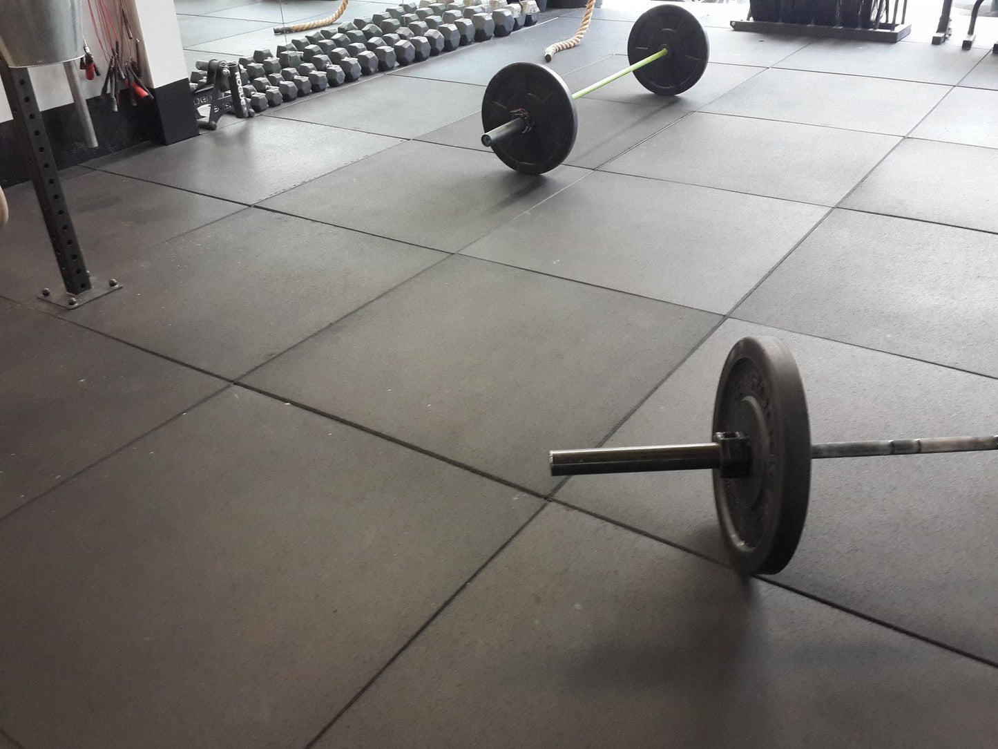 Rubber Gym Flooring - Black - 20mm - TFP Fitness