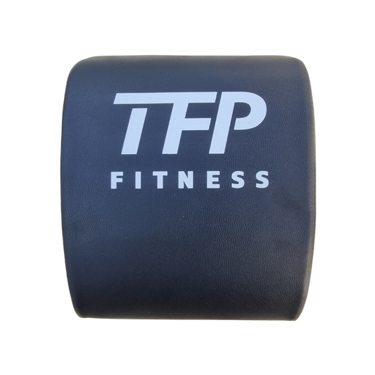 The Ab Mat with TFP Fitness logo on a black background showcases quality.
