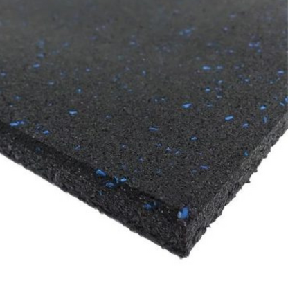 Rubber Gym Flooring - Blue Fleck - 15mm