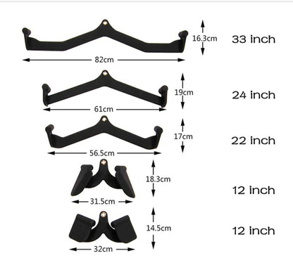 A diagram displaying the measurements of high-quality Mag Grip Cable Attachment Set hooks from TFP Fitness Equipment NQ.