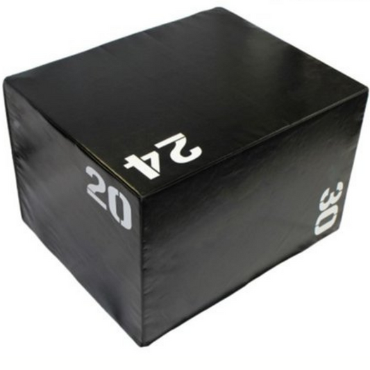 Soft Plyo Box Black - 20-24-30" - TFP Fitness