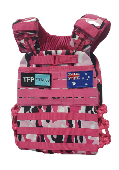 Tactical Weight Vest - Pink (Small) - TFP Fitness